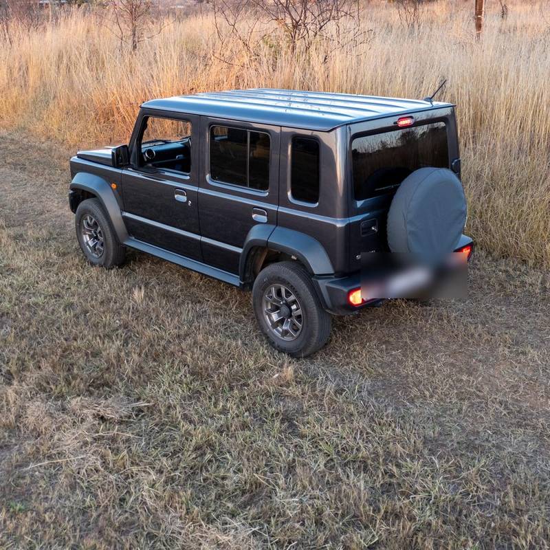 Covrd ripstop wheel cover on Jimny, full vehicle view